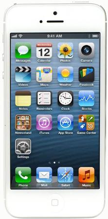 Смартфон Apple iPhone 5 32Gb White & Silver - Владимир