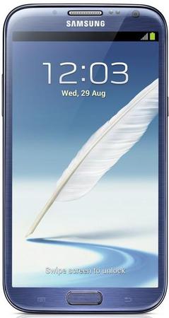 Смартфон Samsung Galaxy Note 2 GT-N7100 Blue - Владимир